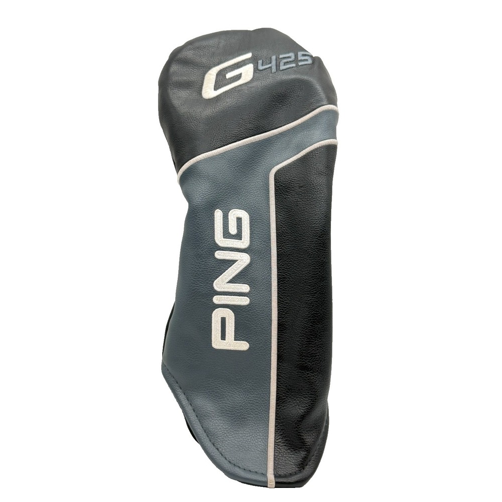 PING G425 Driver Headcover Black Grey OEM Golf Club Protector - Great Condition!